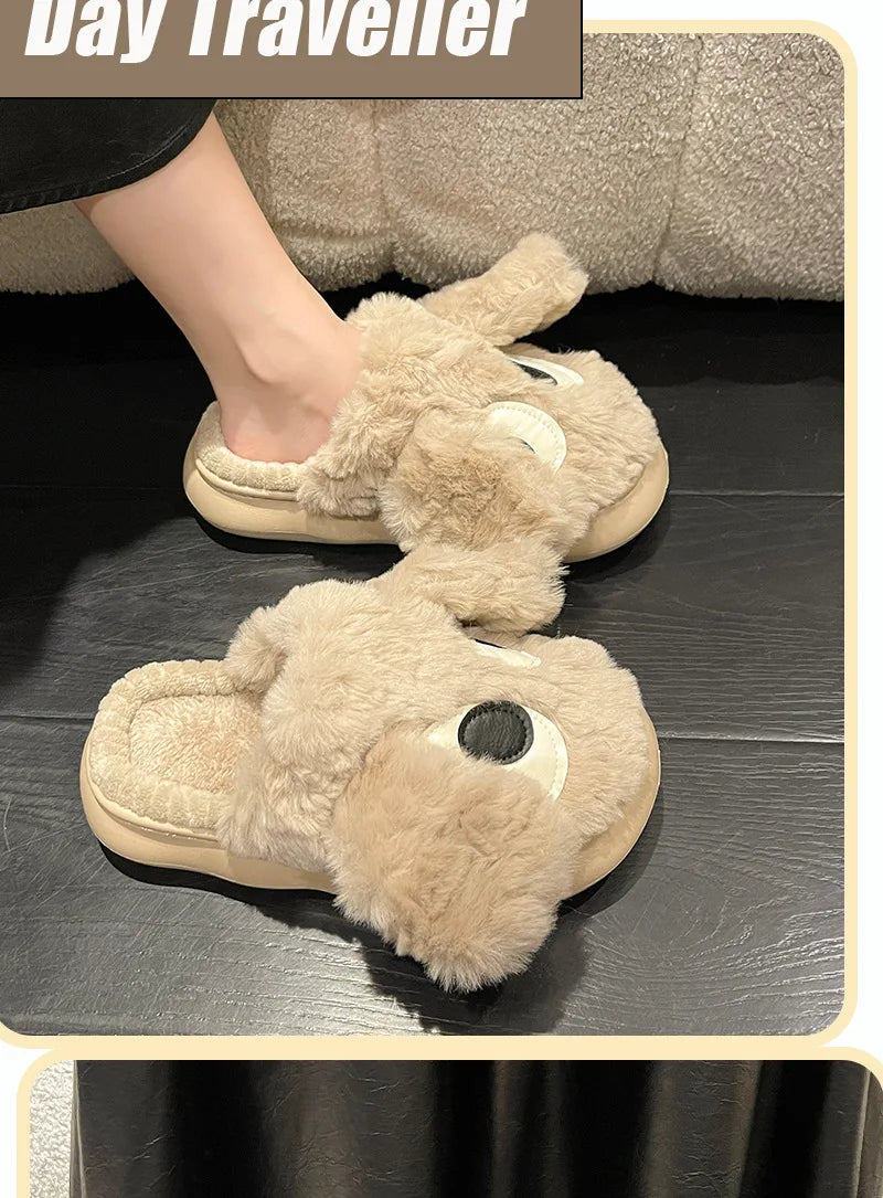 Warm Cotton Slippers for Women