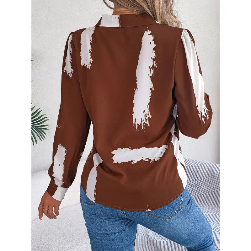 Collar Long Sleeve  Shirt