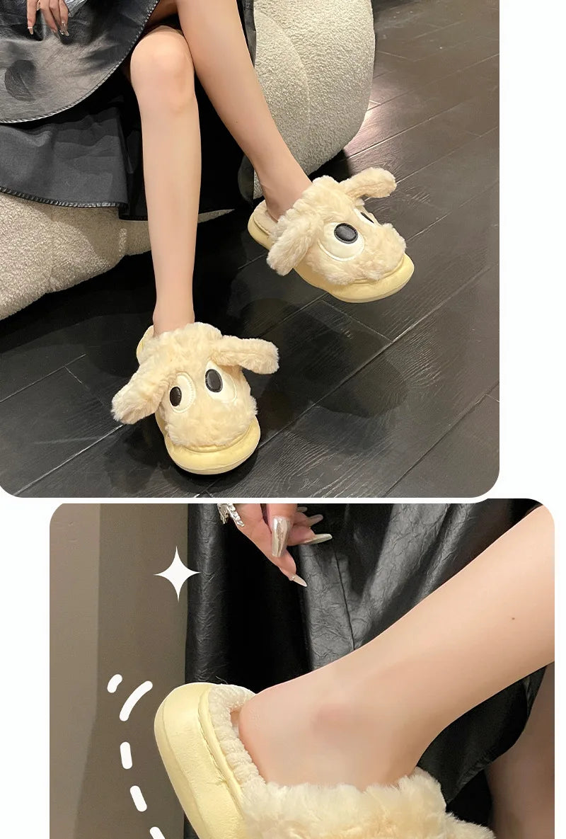 Warm Cotton Slippers for Women