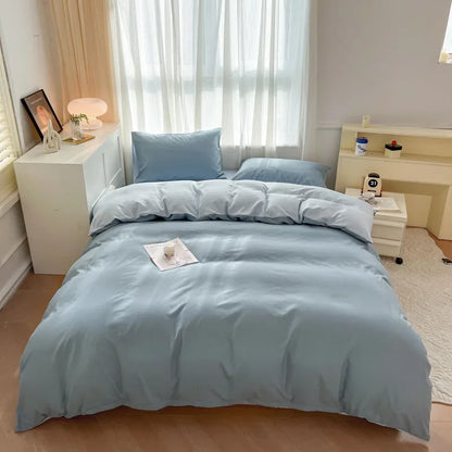 Solid Color Four Piece Bedding Set