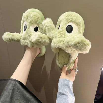 Warm Cotton Slippers for Women