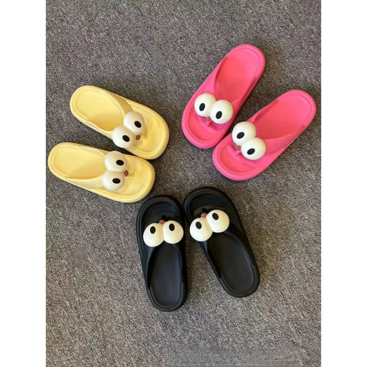 Big eyes dog Women Slippers