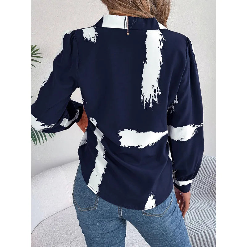 Collar Long Sleeve  Shirt