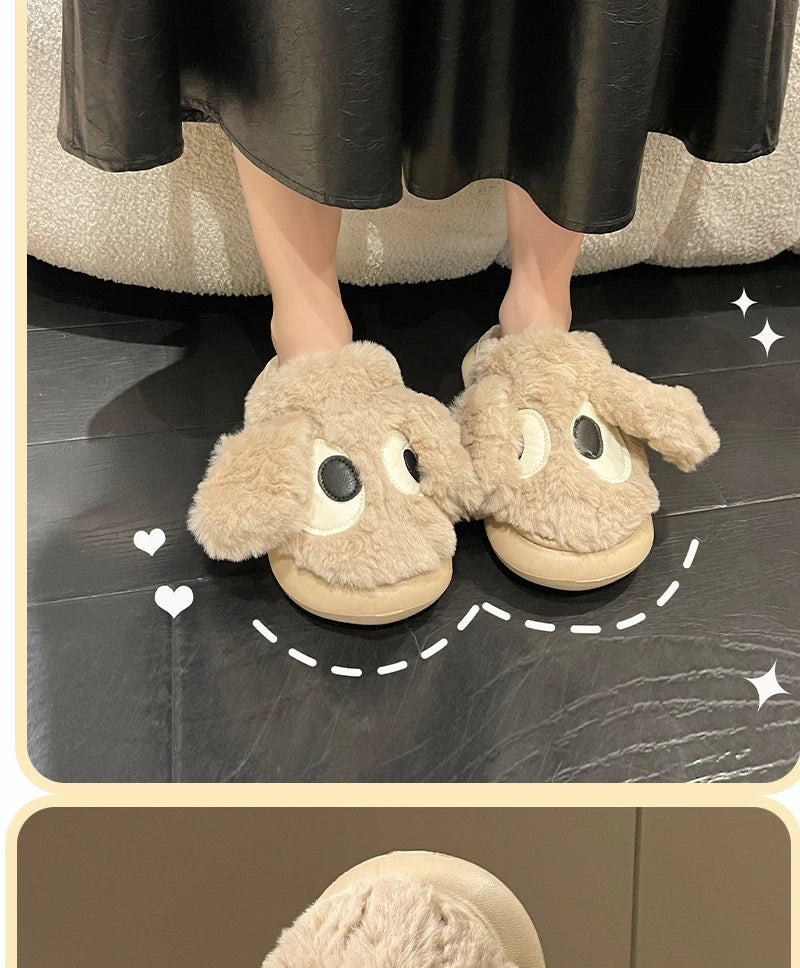 Warm Cotton Slippers for Women