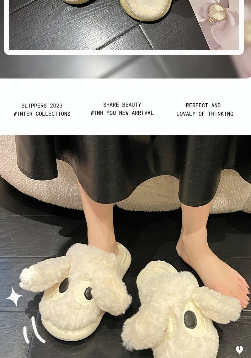 Warm Cotton Slippers for Women