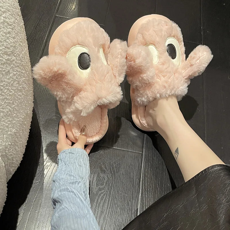 Warm Cotton Slippers for Women