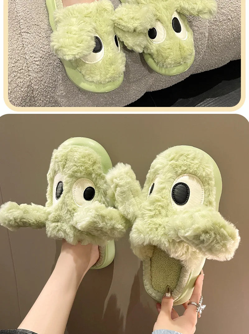 Warm Cotton Slippers for Women