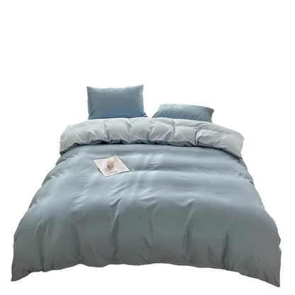 Solid Color Four Piece Bedding Set