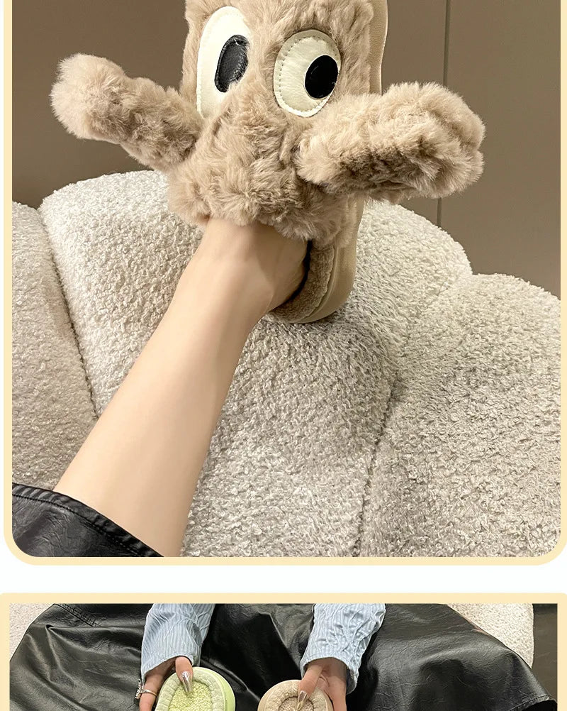 Warm Cotton Slippers for Women