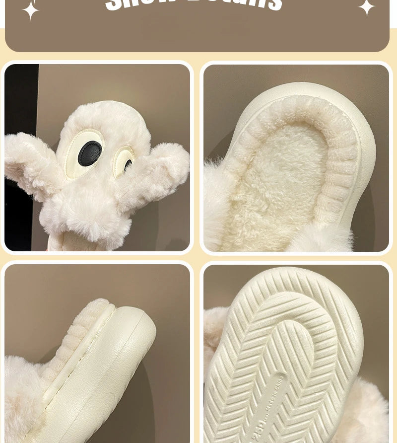 Warm Cotton Slippers for Women