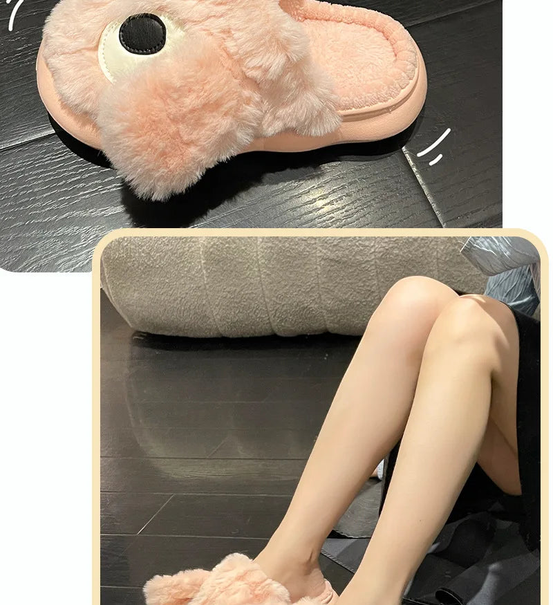 Warm Cotton Slippers for Women